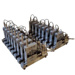 Series of custom-built flow controllers